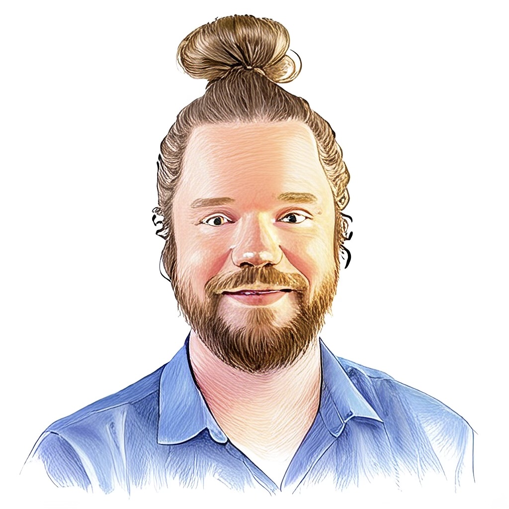 Handgezeichnetes Portrait